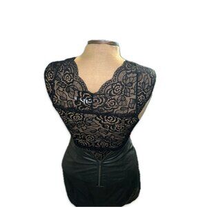 Free People Dark Green Faux Leather Skirt - Emerald Green